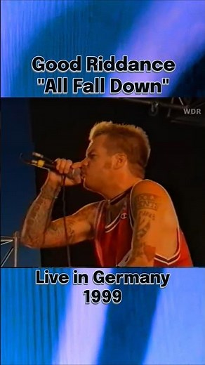 Good Riddance - "All Fall Down" live in Germany (1999) #goodriddance #90spunk #melodichardcore