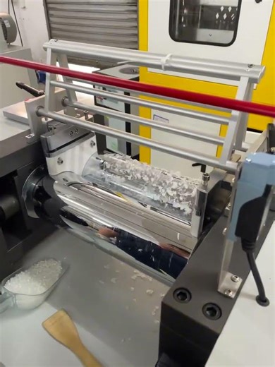 Lab Two Roll Mill: PVC Pellet Mixing & Dispersion #machine #Two roll mill #pvc