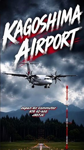 【鹿児島空港】Japan Air Commuter ATR 42-600 JA07JC JA09JC #飛行機動画 #プロペラ機 #aviation #planespotting