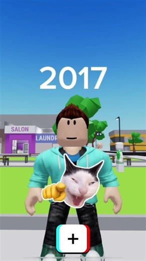2017 vs 2026 Roblox skin #roblox