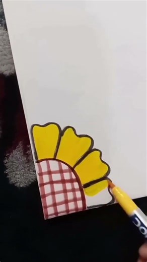 How to draw a border design with brush pen #drawing #borderdesign #sketch #brushpen #art #flowers 🌼🌼