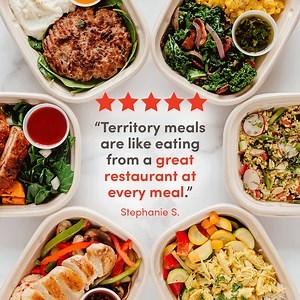 566K views | ⭐️⭐️⭐️⭐️⭐️ quality with Territory! ✅ Fresh, never frozen ✅ Made weekly by local chefs ✅ Easy to customize ✅ Delivered right to your door | Territory | Facebook