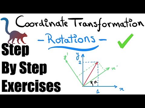 Coordinate Transformation: Rotations - Exercises