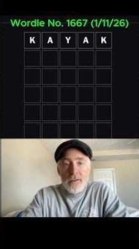 Viewer's Choice: KAYAK | NYT Wordle No. 1667 [January 11, 2026] #shorts