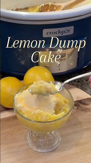 🍋Lemon Dump Cake 🍰