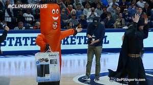 38K views · 40 reactions | Only 2 games left at the Bryce Jordan Center女⚪️ Back at it tomorrow night at 6:30pm vs #17 Maryland: ✔️Free Food Pre-game for students (while supplies last) ✔️Chance to win TVs/Mini-fridge ✔️Concourse games/prizes pre-game with Penn State Homecoming YOU GOTTA BE HERE! #ClimbWithUs | Penn State Basketball | Facebook
