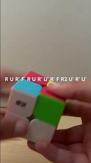 How to do a J-perm on a 2x2(sorry if it’s not clear) #rubikscube #2x2 #jperm #shorts