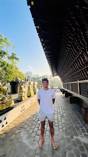Saurabh Netravalkar on Instagram: "Immersing in the local Sri Lankan culture with teammates! Felt a sense of calm, peace and tranquility at the beautiful temple! The wonderful chant “Gates of Sweet Nectar medley with the Hanumana Chalisa” by @krishnadasmusic came to mind and @nosthush recorded a candid jamming session!"