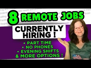 8 LEGITIMATE Work From Home Jobs Up For Grabs