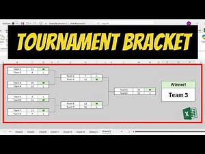 How To Make a Tournament Bracket in Excel