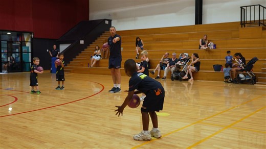 Our basketball sessions are one of the favourites. So much team work and slam dunks with our modified basketball goals and small basketballs | Kelly Mini Sports | Facebook
