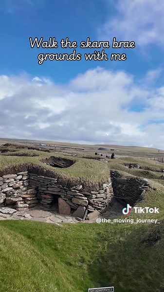 Skara Brae is one of the best-preserved Neolithic villages in Europe, located on the west coast of the Orkney Islands in Scotland. Dating back over 5,000 years, this ancient settlement gives a rare glimpse into everyday life during the Stone Age. The stone houses, connected by narrow passageways, are built partly into the earth, helping to protect them from the harsh coastal weather. Inside the homes, you can still see stone furniture such as beds, shelves, and even hearths, showing how advanced
