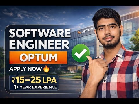 Optum Hiring Software Engineer | ₹15–25 LPA | 1+ Year Experience | Apply Now