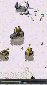 Command & Conquer: Red Alert Remastered — Barracks in the Snow