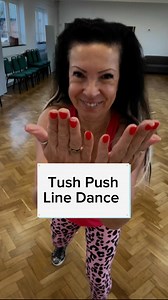 Tush Push Line Dance - this is a classic dance and very fast, in fact normally faster than this!!!! #linedance #moveyourbody #dancefitness #zaragrovesonline | Zara Groves