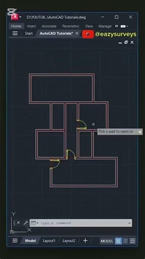 AutoCAD tricks 2026 for Beginners #yqarch #architecture #landsurveying #autocad #autocadblocks