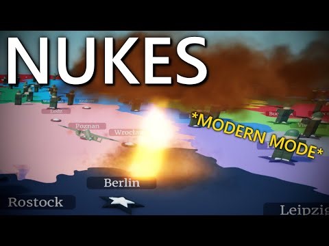 MODERN NUKES in Roblox Conquer The World WW2