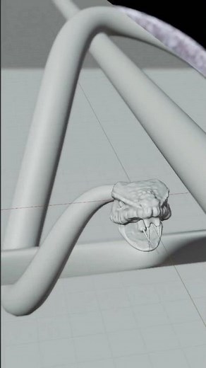 Snake In Blender #blender