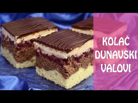 Danube waves, a popular cake with cherries.