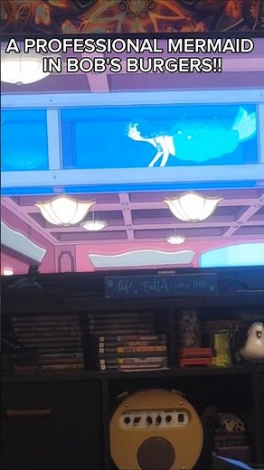professional mermaid in Bob's Burgers?!?!?