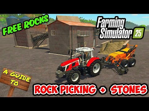EVERYTHING YOU NEED TO KNOW about Rock Picking + Stones in Farming Simulator 25