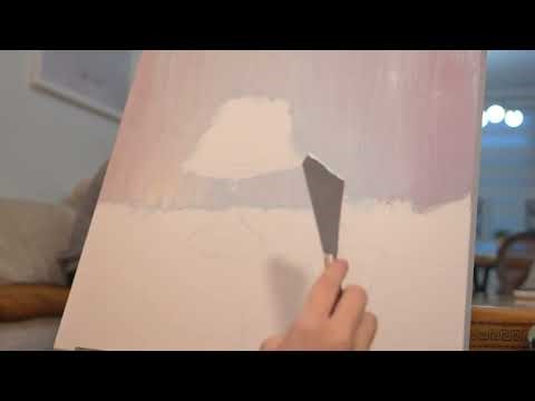 Vintage Floral Oil Painting with Palette Knife | Golden Garden Studio | Relaxing Painting Video