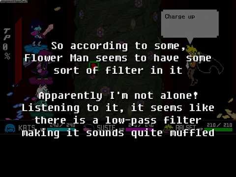 DELTARUNE Ch.5 - Flower Man (no filter/"HQ remaster" version)