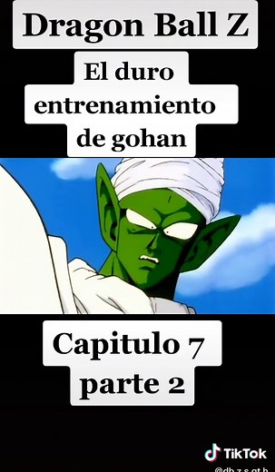 Entrenamiento de Gohan con Piccolo en Dragon Ball Z