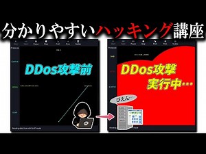 DDoS攻撃を試してみる【ハッキング初心者向け講座】#kalilinux