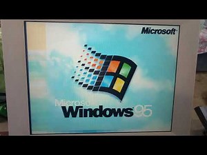 Windows95 起動画面 オールドPC NEC VS20C-NX