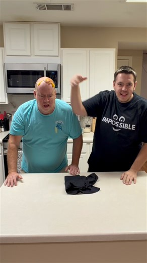 He didn’t expect this in a professional announcement 😂 — Preorders are LIVE 👇: Impossible T-Shirt: https://doolittletv.myshopify.com/products/the-impossible-unisex-t-shirt?variant=47290707148974 LOVE in ASL: https://doolittletv.myshopify.com/products/love-in-asl-unisex-t-shirt?variant=47290746699950 | James Jr & Jimmy Show