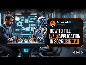 How to fill PMP application in 2025 using AI