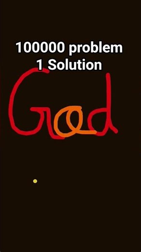 thousand problems that only one solution