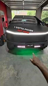 Installing Hansshow RGB Lights on Tesla Front Bumper Install Guide #cybersecurity #rgblights #tesla