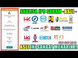 Analisa IPO saham - ASLI - perusahaan Konstruksi ternama