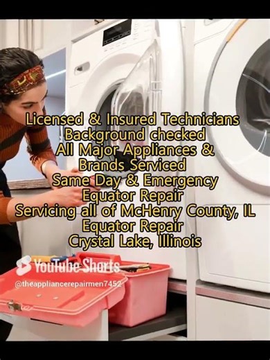 Equator Repair in Crystal Lake, Illinois 847 787 7059