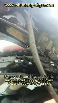 BMW X5 Power liftgate electric tailgate strut Installation Video