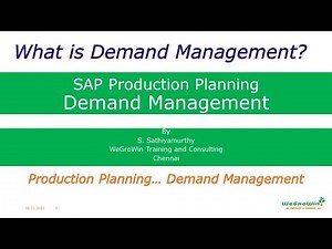 SAP PP | What is Demand Management in SAP S/4HANA? | Role, Purpose & Foundation Explained | 01-40