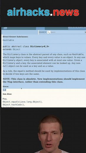 Java Had a Dictionary #java #shorts