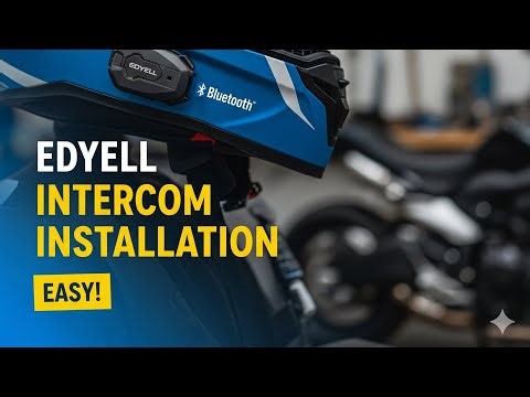 EDYELL C5 Bluetooth Intercom Installation