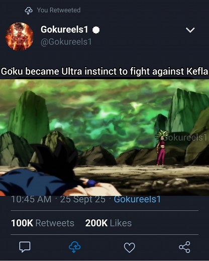 24K views · 1.3K reactions | Goku became Ultra instinct to fight against Kefla | Gokureels1 | Facebook