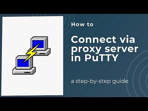 How to connect via proxy server in PuTTY