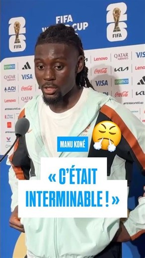 😤 "IT WAS ENDLESS!" 🎙️ MANU KONÉ ON THE DELAY CAUSED BY THUNDERSTORMS!