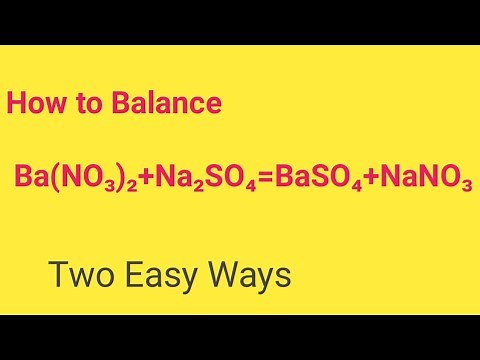 Ba(NO3)2+Na2SO4=BaSO4+NaNO3 Balanced Equation||Barium nitrate+Sodium sulphate Balanced Equation