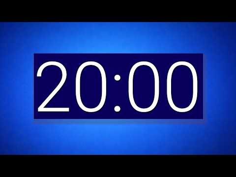 20 Minute Test Timer with Bell