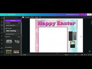 How to Edit Your Customizable Vending Machine Template in Canva, Lock Canvas and Insert Custom Image