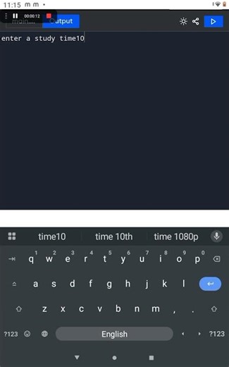 STUDY TIMER using python program