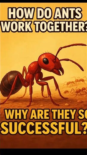How Do Ants Work Together? #Ants #Teamwork #AntColony