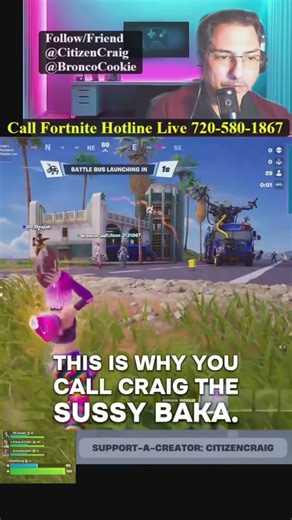 Fortnite Lobby Chaos 😂 “This is Why You Call Craig SUSSY BAKA!”