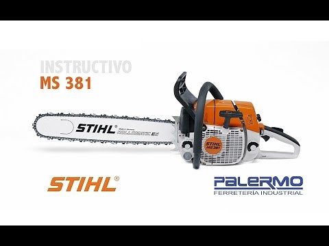 Instructivo / Tutorial motosierra Stihl MS381 - Ferreteria Palermo